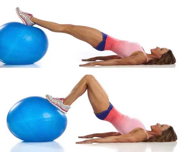Hamstring curl exercise